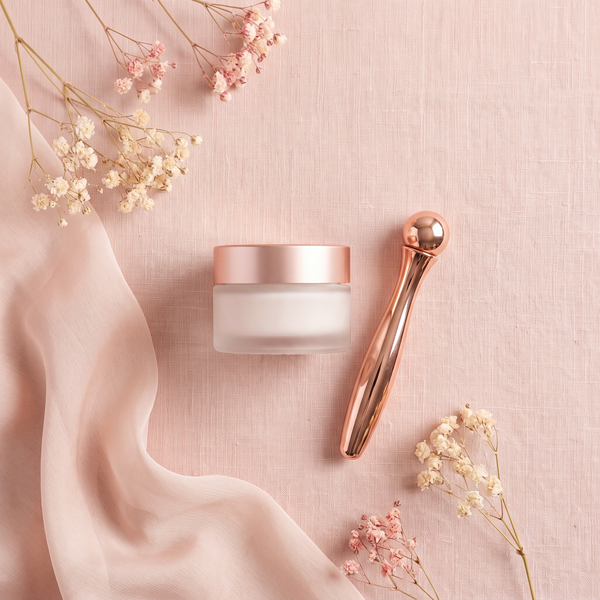 Zenoria Eye Renew Duo - crèmepotje en koelrollertje flatlay